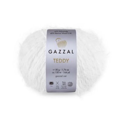 Пряжа Gazzal Teddy (6530); Состав: 40% Супервош мериносовая шерсть, 60% ПА; 50 г / 150 м